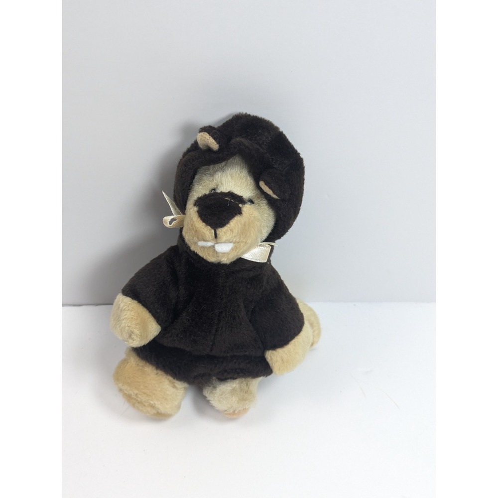 Vintage Wee Bear Village GANZ Bear Woody Beaver 1999